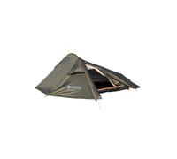 Mountain Warehouse 2 Man Backpacker Tent - Water Resistant, Fly Sheet Couple Tent, Groundsheet, Aluminium Poles, 1 Room Sun Shelter - For Camping, Festival, Summer Dark Green One Size