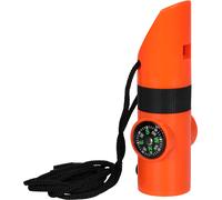 Mountain Warehouse 7 in 1 Survival Whistle - Orange