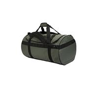 Mountain Warehouse 90L Cargo Bag - Heavy Duty Travel Backpack with Padded Rucksack Straps, 3 Ways to Carry Duffle Bag - Best for Camping, Travelling, Gym Dark Green