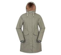 Mountain Warehouse 'acorn' Waterproof Breathable Taped Seams Padded Borg Lined Parka In Khaki Khaki 6
