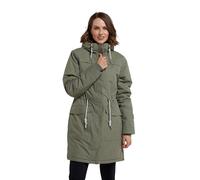 Mountain Warehouse Acorn Womens Borg Lined Padded Waterproof Parka Jacket - Breathable & Fleece Lined Coat with Adjustable Waist - Autumn Winter, Outdoors & Travelling Khaki Women's Size 14