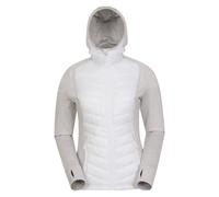 Mountain Warehouse Action Packed Jacket Padded Water Resistant Coat In White White 4