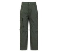 Mountain Warehouse Active Kids Convertible Trousers -Shrink & Fade Resistant Childrens Trousers, Fast Dry, Zip Off Casual Bottoms - for Spring Summer, Camping, Travelling Khaki Kids Size 5-6 Years