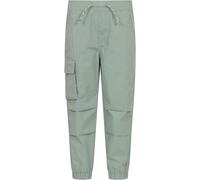 Mountain Warehouse Active Kids Trousers - Lightweight, Fast Drying All Season Pants, Shrink & Fade Resistant Casual Bottoms - for Spring Summer, Travelling, Camping Pale Green Kids Size 11-12 Years