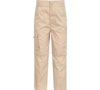 Mountain Warehouse Active Kids Zip Off Trousers - Beige - Beige - Size: 5-6y