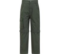 Mountain Warehouse Active Kids Convertible Trousers -Shrink & Fade Resistant, Fast Dry, Zip Off Casual Bottoms, Boys & Girls - Autumn, Camping, Travel Khaki Kids Size 7-8 Years