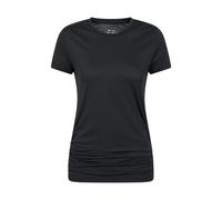 Mountain Warehouse Active Womens Ruched Longline T-Shirt Black Women's Size 10