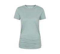 Mountain Warehouse Active Womens Ruched Longline T-Shirt - Lightweight, Quick Drying, Moisture Wicking, Ladies Tee Shirt - Spring, Summer, Outdoors, Travelling Khaki Women's Size 8