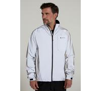 Mountain Warehouse 'Adrenaline' Mens Cycling Jacket Reflective Waterproof Coat Silver - Size 3XL
