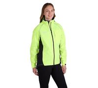 Mountain Warehouse Adrenaline Womens Waterproof Jacket - Breathable Ladies Coat, Taped Seams, Reflective Trims Rain Jacket - For Spring Summer, Cycling, Running Bright Yellow Women's Size 10