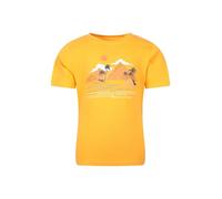 Mountain Warehouse Adventure Seeker Kids Tee - UV Protection, Lightweight, Boys & Girls - Summer Hiking & Outdoors Yellow Kids Size 3-4 Years