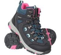 Mountain Warehouse Adventurer Kids Waterproof Boots - IsoDry Footwear with Synthetic Upper, Heel & toe bumpers - For Spring Summer, Hiking, Trekking, Outdoors & Walking Navy Kids Shoe Size 13