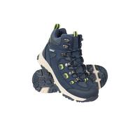 Mountain Warehouse Adventurer Kids Waterproof Boots - IsoDry Footwear with Synthetic Upper, Heel & toe bumpers - For Spring Summer, Hiking, Trekking, Outdoors & Walking Blue Junior Shoe Size 3