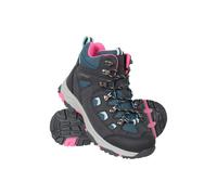 Mountain Warehouse Adventurer Kids Waterproof Boots - IsoDry Footwear with Synthetic Upper, Heel & toe bumpers - For Spring Summer, Hiking, Trekking, Outdoors & Walking Navy Junior Shoe Size 3