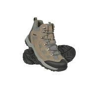 Mountain Warehouse Adventurer Mens Waterproof Boots - IsoDry Shoes with Synthetic Upper, Mesh Lining, Deep Lugs & EVA Cushioning - Spring Summer, Hiking & Outdoors Khaki Adult Shoe Size 8.5