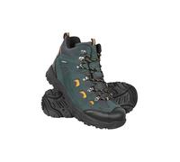 Mountain Warehouse Adventurer Mens Waterproof Boots - IsoDry Shoes with Synthetic Upper, Mesh Lining, Deep Lugs & EVA Cushioning - Spring Summer, Hiking & Outdoors Blue Adult Shoe Size 7