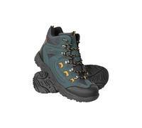 Mountain Warehouse Adventurer Mens Waterproof Boots - IsoDry Shoes with Synthetic Upper, Mesh Lining, Deep Lugs & EVA Cushioning - Spring Summer, Hiking & Outdoors Blue Adult Shoe Size 7.5