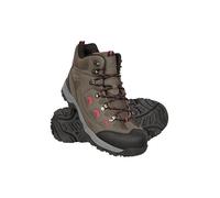 Mountain Warehouse Adventurer Mens Waterproof Boots - IsoDry Shoes with Synthetic Upper, Mesh Lining, Deep Lugs & EVA Cushioning - Spring Summer, Hiking & Outdoors Grey Adult Shoe Size 7