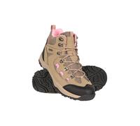 Mountain Warehouse Adventurer Womens Boots - Ladies Waterproof Rain Boots, Cushioned Footbed, Synthetic & Textile Walking Shoes - For Spring Summer, Hiking, Walking Beige Adult Shoe Size 6