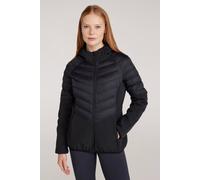 Mountain Warehouse ’Agile’ Water Resistant Warm & Cosy Pfc Free Softshell Hybrid Jacket In Black Black 8