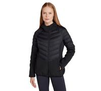 Mountain Warehouse Agile Womens Hybrid Softshell Padded Jacket - Lightweight & Stretchy Fabric, Snug Hood & Zip Pockets - Spring, Camping, Outdoors, Travelling & Hiking Black Women's Size 14