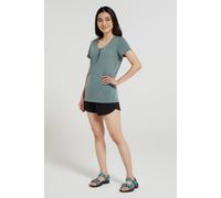 Mountain Warehouse Agra Quick-Dry Womens T-Shirt - Green - Green - Size: 20