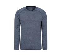 Mountain Warehouse Agra Stripe IsoCool Tee - UPF30 UV Protection Tshirt, Lightweight Shirt, Quick Dry, Highly Wicking, Breathable & Antibacterial Top Navy XL