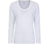 Mountain Warehouse Agra Women's Long Sleeve Slub Tee Lightweight Quick Dry Top