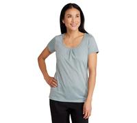 Mountain Warehouse Agra Womens T-Shirt - Lightweight Ladies Shirt, Quick Dry, Breathable Tee, Sweat Wicking Tee Shirt - for Spring Summer & Outdoors Pale Green Women's Size 14