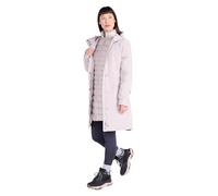 Mountain Warehouse Alaskan Womens 3 In 1 Long Jacket - Waterproof, Breathable & Adjustable Raincoat with Detachable Inner Coat & Taped Seams -For, Rain & Outdoors Light Beige Women's Size 16
