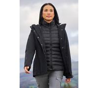 Mountain Warehouse Alaskan Women's 3 in 1 Short Jacket Ladies Waterproof Coat
