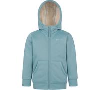 Mountain Warehouse Alpine II Kids Full-Zip Hoodie - Warm & Cozy Top with Sherpa Lining, For Boys & Girls - Best for Autumn, Winter, Outdoors, Walking, Hiking Teal Teen Size 13 Years