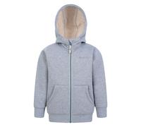 Mountain Warehouse Alpine II Kids Zip Up Hoodie Sherpa Lined Lightweight Jacket