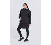 Mountain Warehouse Maternity Amethyst Womens Long Padded Jacket - Water-resistant, IsoTherm Ladies Coat with Adjustable Hood - Winter Travelling & Outdoors Black Women's Size 10