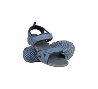 Mountain Warehouse Andros Womens Sandals - Textile Lined Shoes, Hook & Loop Fastening, Phylon Footbed - For Spring Summer, Walking, Travelling & Beach Dark Blue Adult Shoe Size 7
