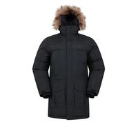 Mountain Warehouse Mens Waterproof Down Parka Jacket Winter Fur Hooded Rain Coat