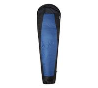 Mountain Warehouse Anti-Mosquito Sleeping Bag - Season 1/2 Camping Bag, Built-In Mosquito Net Sleepover Bag, Windproof, Mummy Shaped - Spring Summer, Camping Black One Size