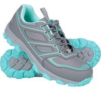 Mountain Warehouse Approach Kids Running Trainers - Grey - Grey - Size: 2