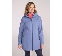 Mountain Warehouse April Extreme Womens Longline Waterproof Jacket - Blue - Blue - Size: 20