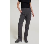Mountain Warehouse Arctic Thermal Womens Trousers - Fleece Lined Pants, Stretch, Many Pockets, Inner Waistband Ladies Bottoms, Warm - for Walking, Camping, Hiking Dark Grey Women's Size 8