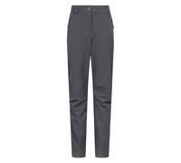 Mountain Warehouse Arctic Thermal Womens Trousers - Fleece Lined Pants, Stretch, Many Pockets, Inner Waistband Ladies Bottoms, Warm - for Walking, Camping, Hiking Dark Grey Women's Size 18