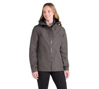 Mountain Warehouse Arlberg Womens 2.5 Layer Waterproof Jacket - Breathable Ladies 2 in 1 Coat, Waterproof Zips & Taped Seams - Spring Summer, Wet Weather, Outdoors Dark Khaki Women's Size 14