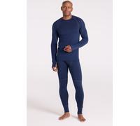 Mountain Warehouse Asgard Mens Merino Top & Pant Set - Dark Blue - Dark Blue - Size: XL