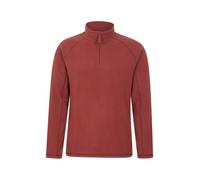 Mountain Warehouse Ashbourne Mens Fleece - Lightweight Microfleece Sweater, Antipill Midlayer, Warm Top - Best for Spring Summer, Camping, Trekking, Hiking Burgundy XL