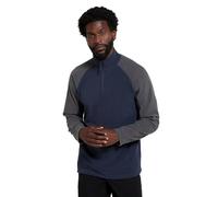 Mountain Warehouse Ashbourne Mens Fleece Jumper Dark Blu 4XL