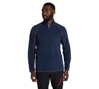 Mountain Warehouse Ashbourne Mens Fleece - Microfleece Sweater, Antipill Midlayer, Warm Top - Best for Spring Summer, Camping, Trekking, Hiking Navy 3XL
