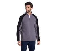Mountain Warehouse Ashbourne Mens Full Zip Fleece - Warm & Lightweight Sweathsirt witrh Pockets - Spring, Walking, Hiking & Outdoors Dark Grey XXS