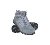 Mountain Warehouse Aspect Womens Waterproof Boots - Durable Ladies Hiking Shoes, Synthetic Upper, Mesh Lined Footwear, Cushioned Footbed - Spring Summer, Walking Grey Adult Shoe Size 4