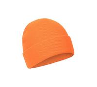 Mountain Warehouse Augustine Kids Beanie - Breathable, Warm & Cosy, Boys & Girls - Best for Autumn Winter, Skiing, Running, Cycling, Outdoors & Sports Orange Mix