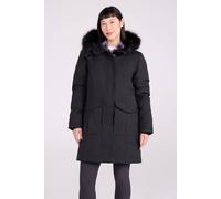 Mountain Warehouse 'aurora' Waterproof Camping Outdoors Rain Down Jacket In Jet Black Jet Black 10